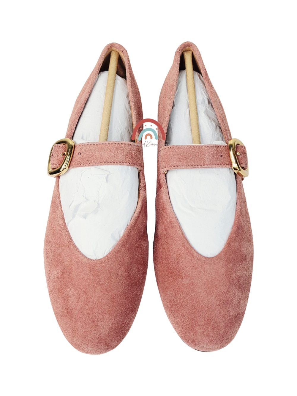 New! Madewell The Remy Mary Jane Flat in Leather Suede Rosy Mauve 7.5 - Picture 8 of 16